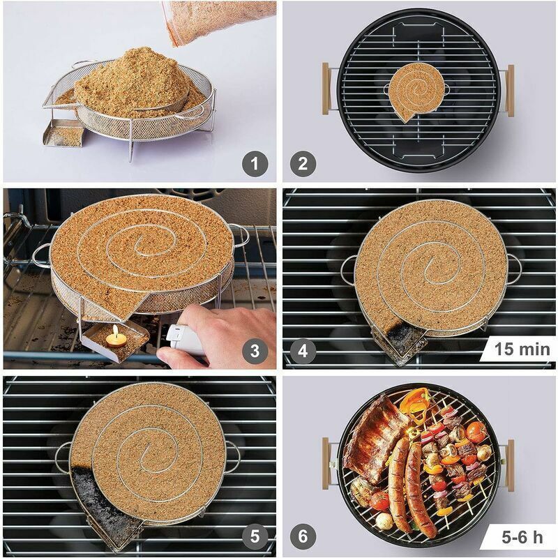 Cold Smoke Generator for Smokehouse Smoking Meat Fish Barbecue Grill - Image 2