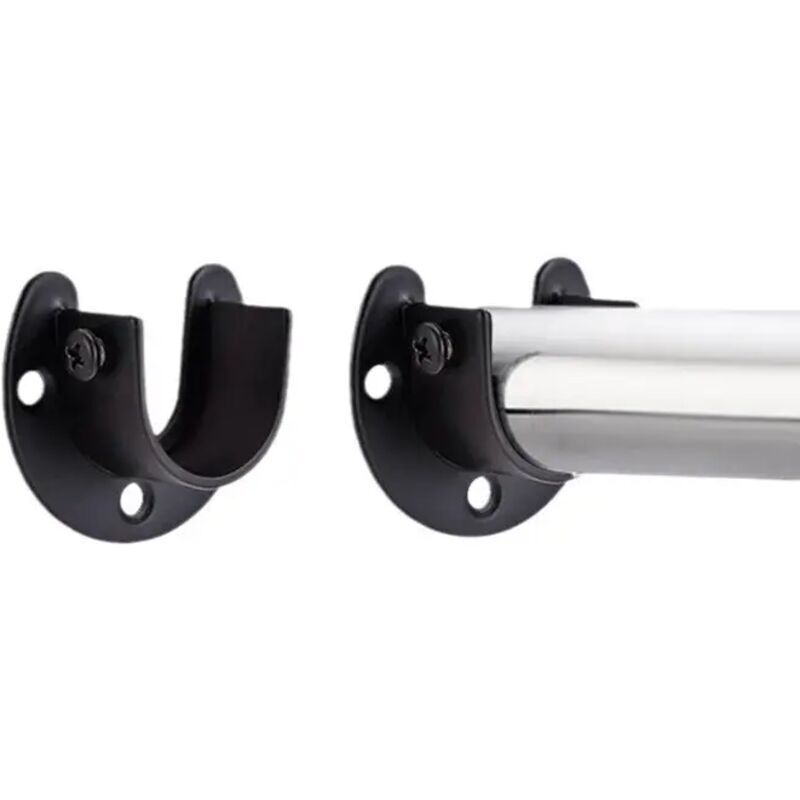 Stainless Steel U-Shaped Shower Curtain Rod Bracket 200KG - Image 1