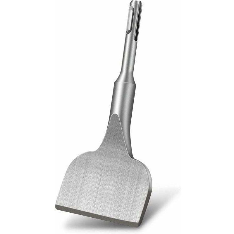 Tile Chisel, Chisel, 25 Degree Curve, Flat Tile Chisel, Professional Tile Chisel for Impact Hammers and Electric Hammers, 165 x 75 mm - Image 1