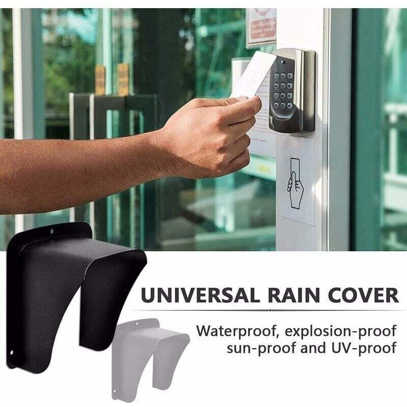 Doorbell Cover, Waterproof Metal Cover Wireless Doorbell for Video Camera, Chime Button, Wireless Doorbell Ring - Image 4
