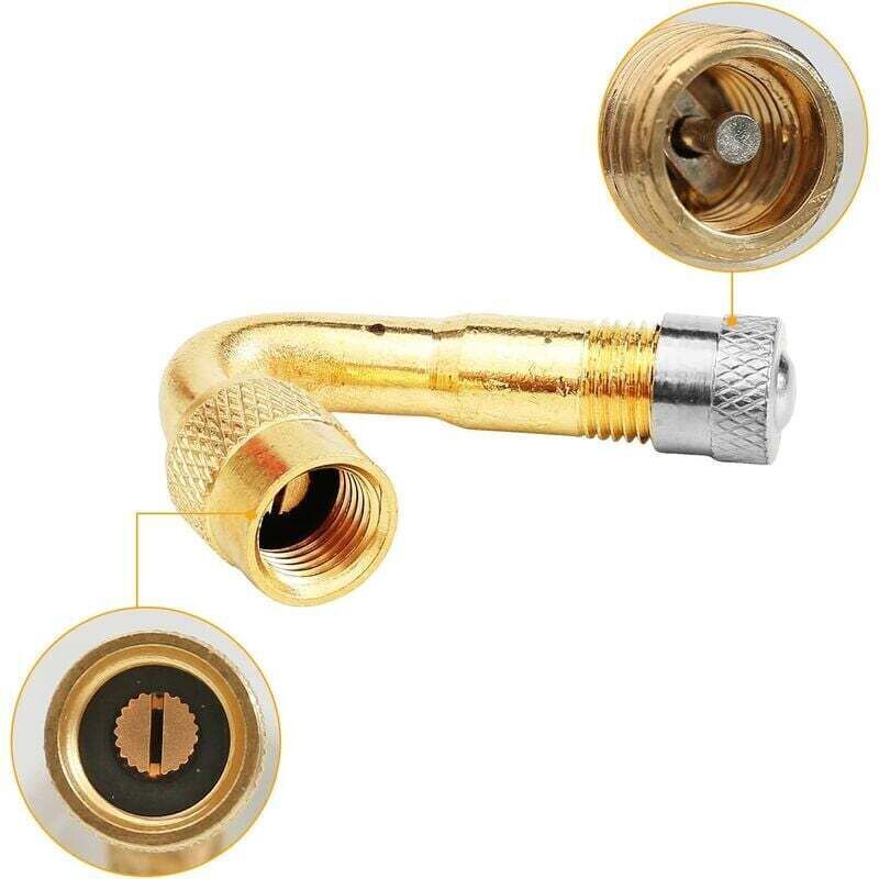 6 Pcs Tire Valve Extension, 45 Degree, 90 Degree, 135 Degree Tire Valve Extension Adapter Connector Elbow Extender, Angled Inflator Nozzle for Car - Image 4