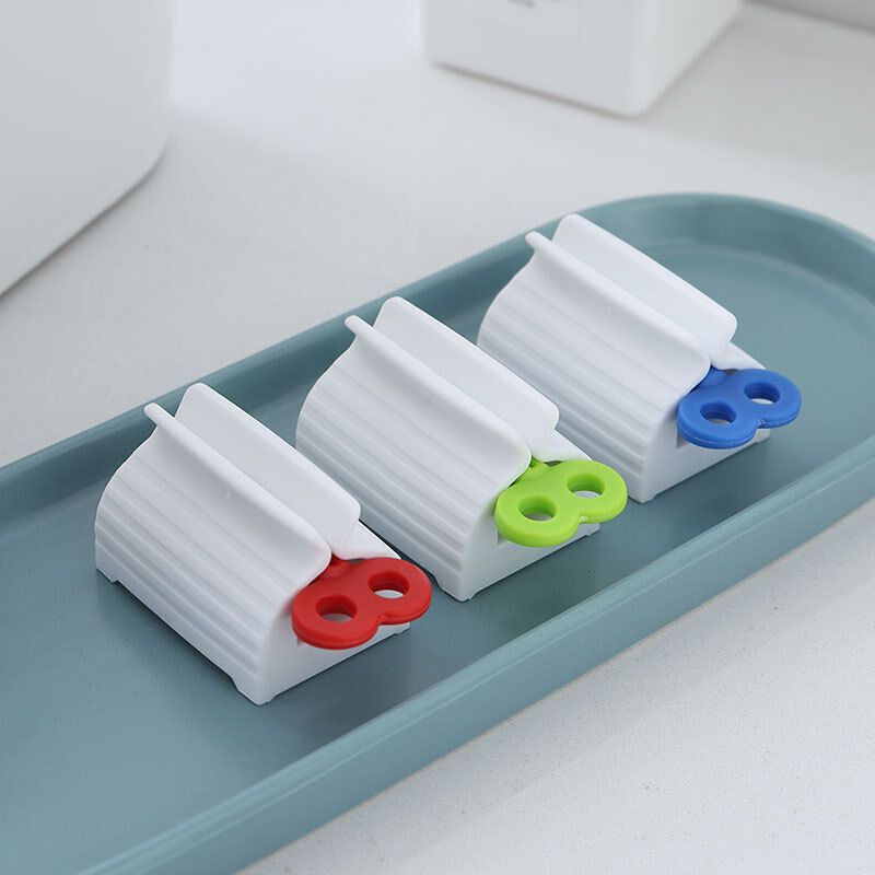 3 Pcs Toothpaste Tube Squeezer Plastic Rotating Toothpaste Dispenser Seat Holder for Paints Cosmetics Cream - Image 2