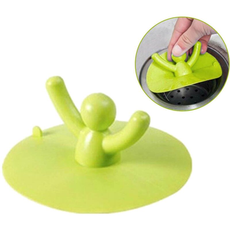 Odor Drain Cover for Kitchen, Bathroom, Bathtub, Green - Image 1
