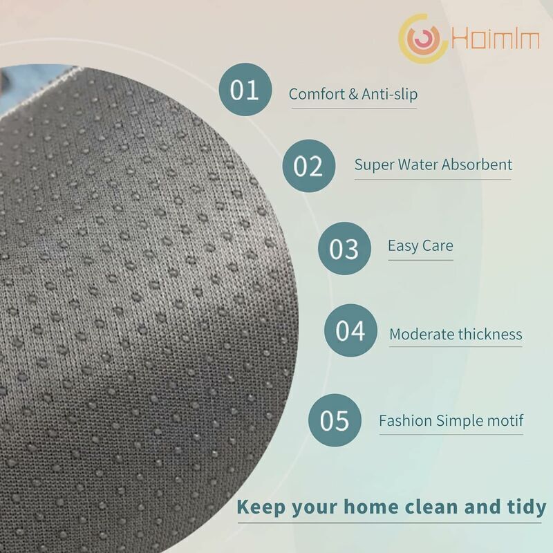 2 Pcs Non-Slip Kitchen Mats, Absorbs Water and Oil, Dust Resistant, 40 x 60, 40 x 120 cm - Image 3