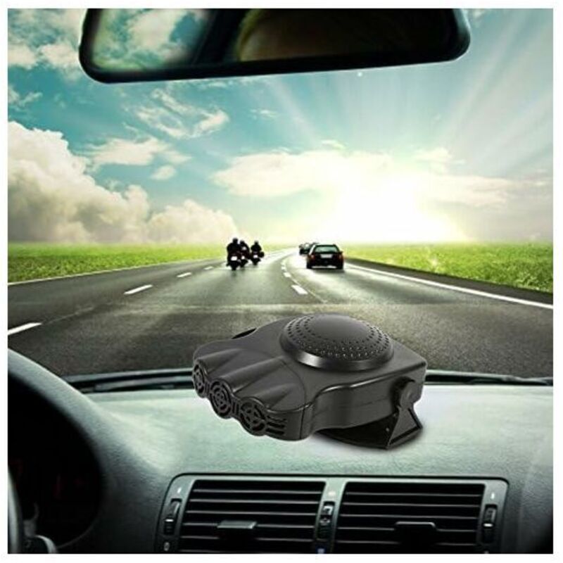 Heater and Cooling Fan, 12V 150W Windshield Defroster, 2 in 1 Car Heater Heating Cool Fan Electric Car Heater Fan - Image 3