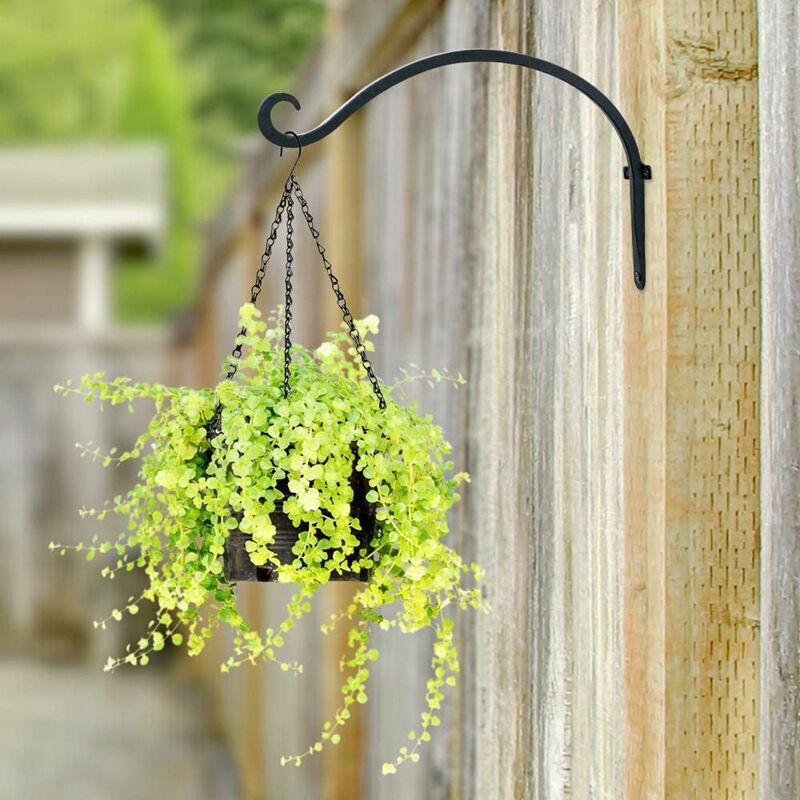 2 Pack Iron Hanging Plant Holder, Simple Wall Plant Hanger - Image 4