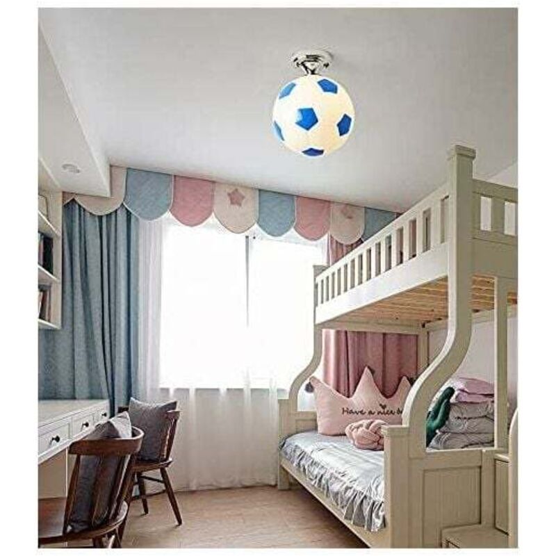 Football Ceiling Light, Children Room Chandelier, Indoor Lighting, Creative Personality Chandelier, Warm Lighting for Living Room, Dining Room, 20 cm - Image 4