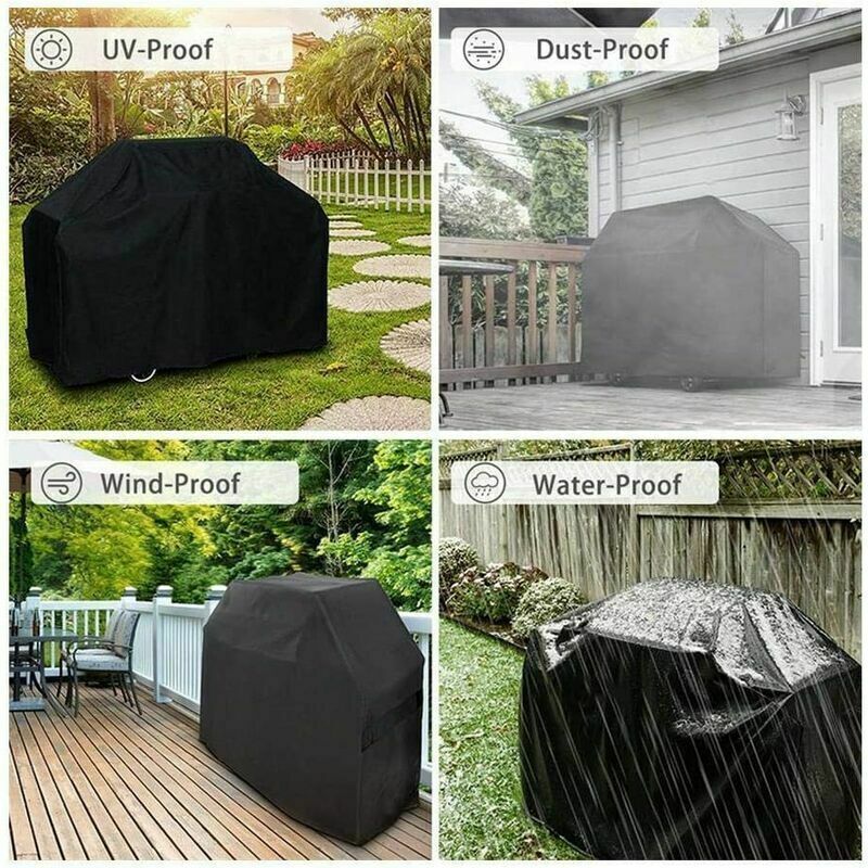 Campingaz Barbecook Rectangular Barbecue Cover L, Durable 210D Oxford BBQ Protective Tarp, Waterproof, Dustproof, UV-Resistant, 170 x 61 x 117 cm - Image 2