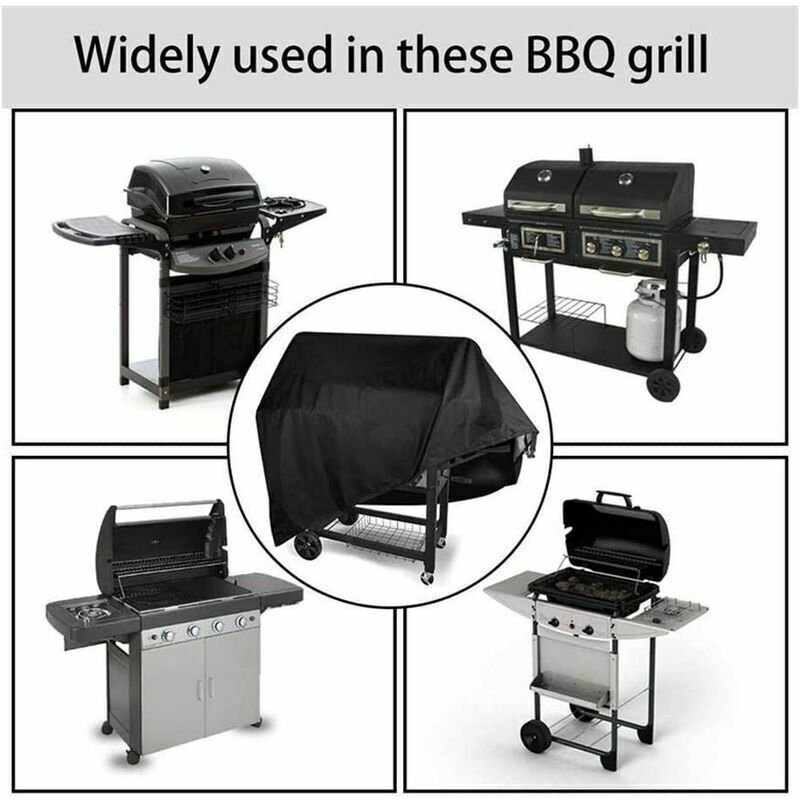 Campingaz Barbecook Rectangular Barbecue Cover L, Durable 210D Oxford BBQ Protective Tarp, Waterproof, Dustproof, UV-Resistant, 170 x 61 x 117 cm - Image 3