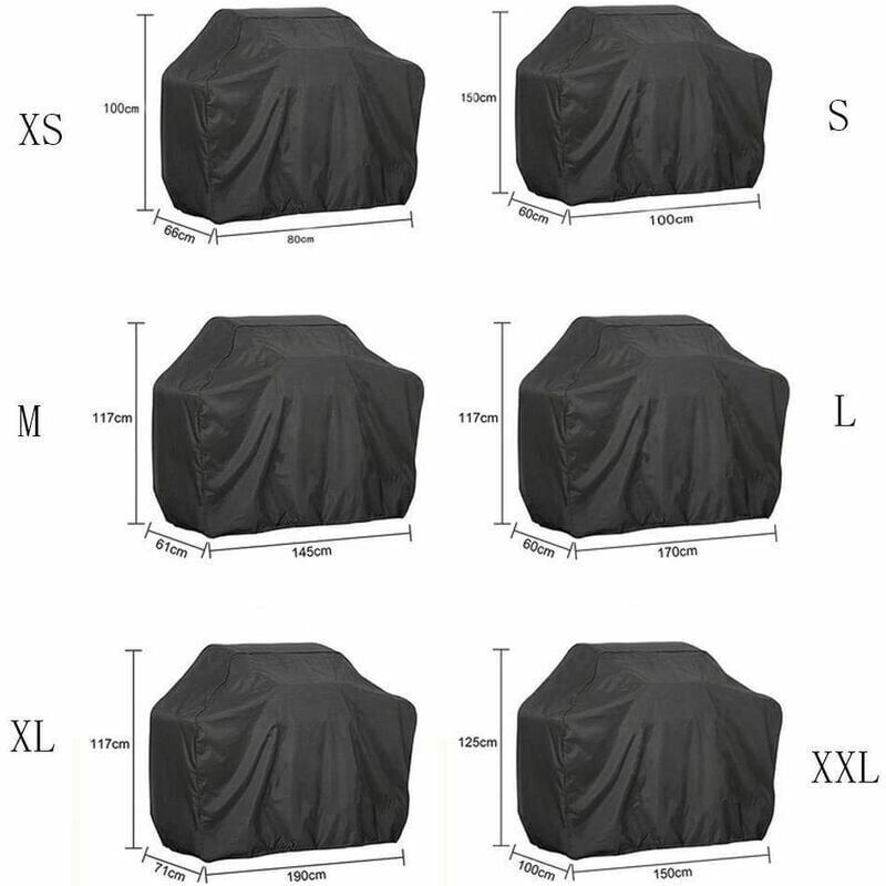 Campingaz Barbecook Rectangular Barbecue Cover L, Durable 210D Oxford BBQ Protective Tarp, Waterproof, Dustproof, UV-Resistant, 170 x 61 x 117 cm - Image 4