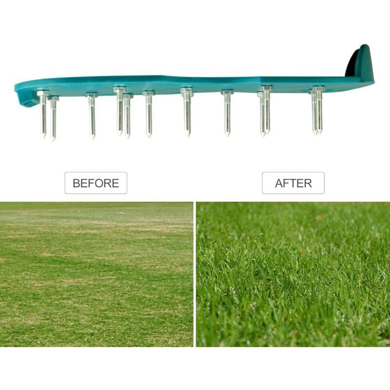 Manual Scarifier, 2X Leveling Nail Shoes with Soles and Spikes, Adjustable Lawn Shoes for Lawn Aerator, Flooring Work and Lawn Aerator, 25 mm - Image 4