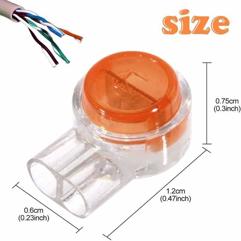300 Pcs Waterproof Connectors, Resin-Filled Cable Connection Clips for Robotic Garden and Outdoor Lawnmowers - Image 2