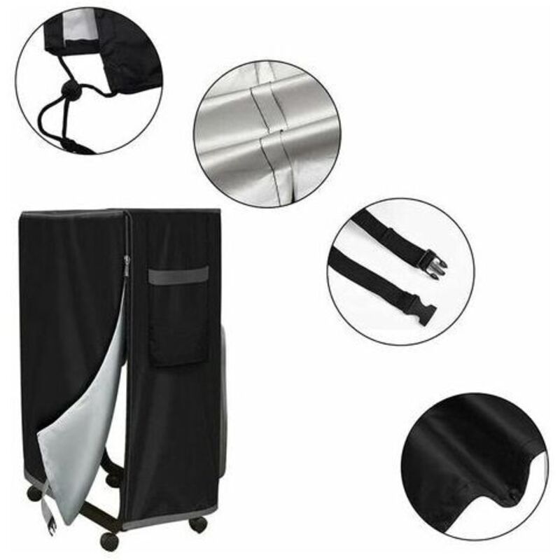 Waterproof Storage Cover for Adjustable Folding Bed, Multifunctional Protection for Folding Bed, Indoor and Outdoor Use, 99 x 38 x 114 cm - Image 2