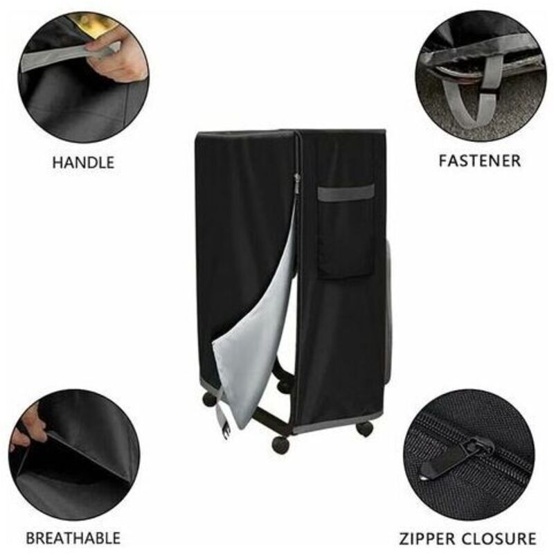 Waterproof Storage Cover for Adjustable Folding Bed, Multifunctional Protection for Folding Bed, Indoor and Outdoor Use, 99 x 38 x 114 cm - Image 4