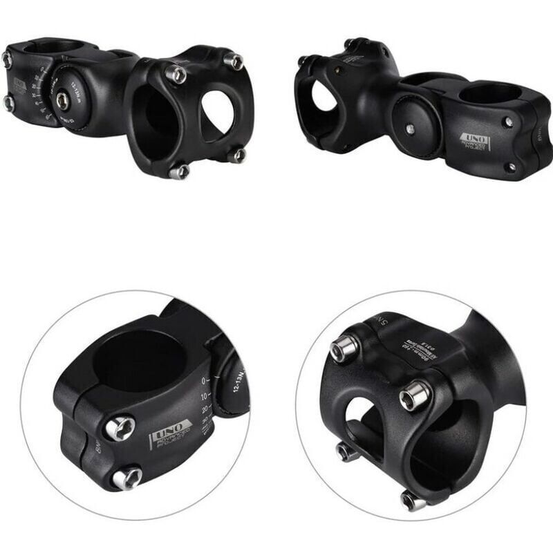 31.8 Adjustable Stem 0-60 Degree Adjustable Handlebar Stem for Most Mountain Bikes and Road Bikes, 110 mm - Image 3
