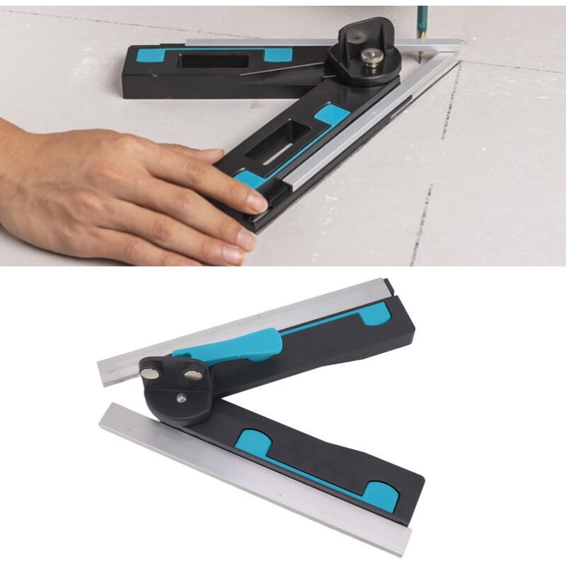 30-180 Degree Angle Measuring Cutting Tool, Precision Aluminum Alloy for Woodworking - Image 3