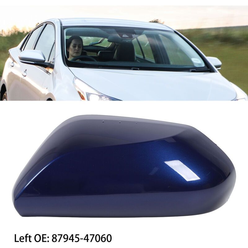 Exterior Mirror Cover Made of High-Strength Material for Rearview Mirror Decoration, Blue, Left, 87945-47060 - Image 4