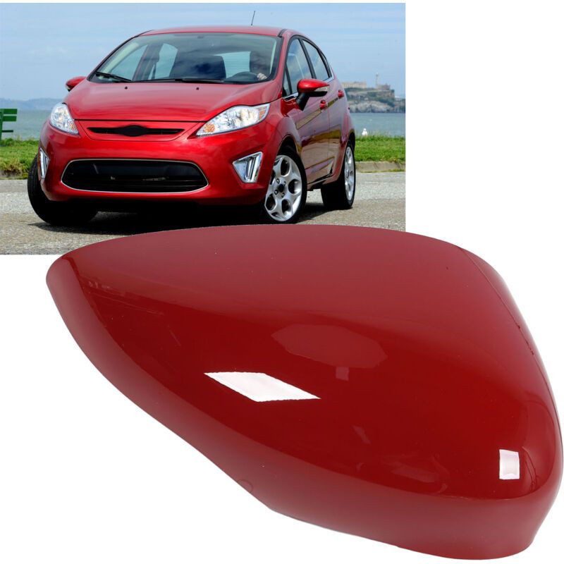 Mirror Cover with Reinforced Protection and Weatherproof ABS Compatible with Fiesta 2008-2017 Red Right, 1594522 8A6117K746CA - Image 3