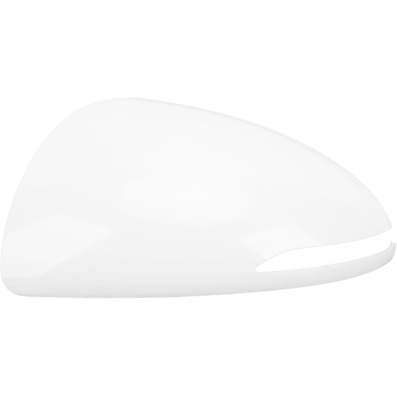 White Scratch and Weather Resistant Mirror Covers Compatible with Hyundai Sonata 2020, 2023 Left Side - Image 1