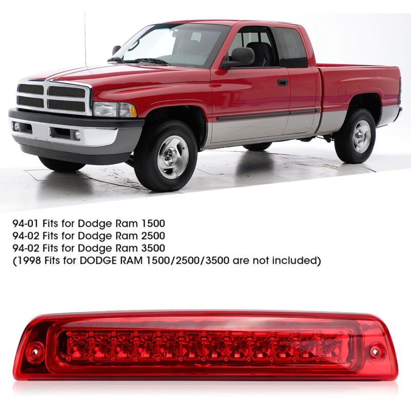 LED Brake Lights, Third Brake Light, High-Mounted, 55077263AB Compatible with Dodge Ram 1500 2500 3500 - Image 4