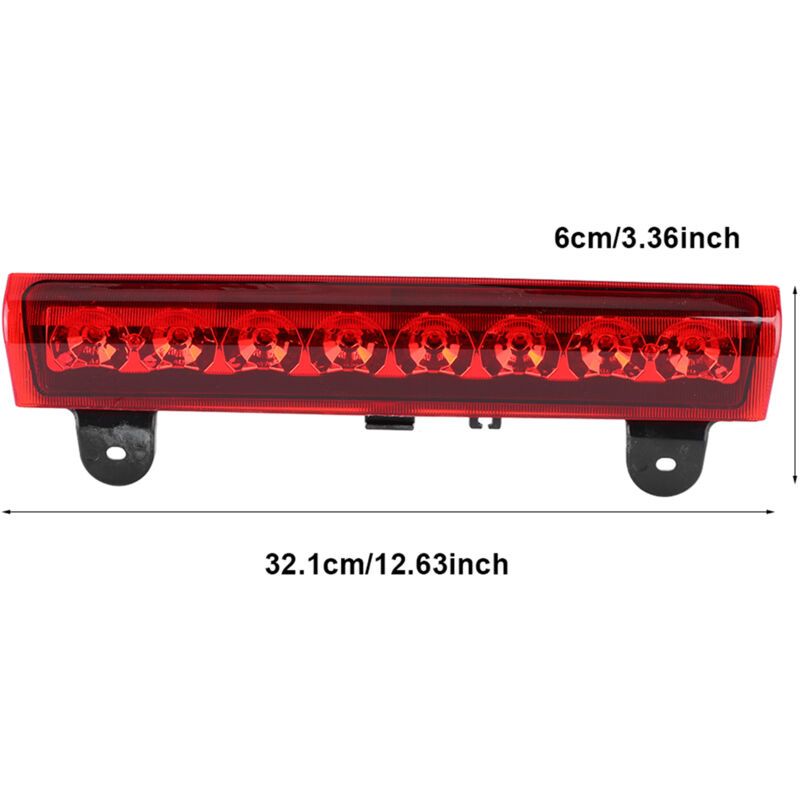 LED Third Brake Light 15170955 Compatible with Chevrolet Tahoe 2000-2006, Red - Image 2