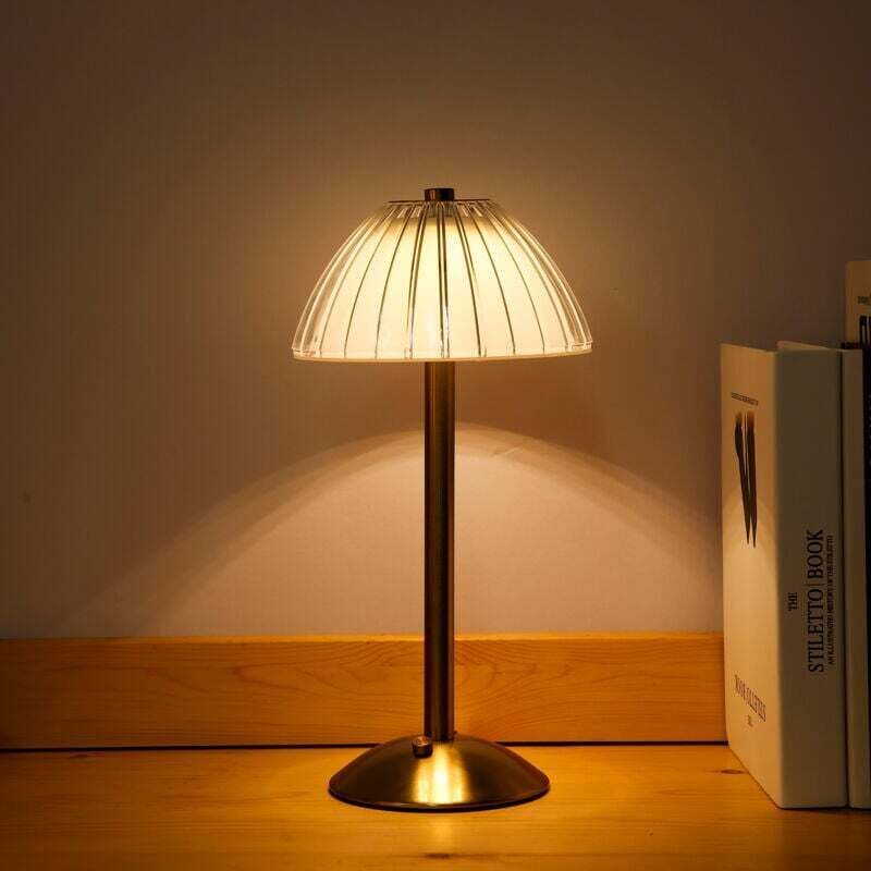 USB Rechargeable Table Lamp, LED Bedside Lamp, Reading Lamp, with Touch Control for Adjustable Brightness, 3 Light Colors - Image 4