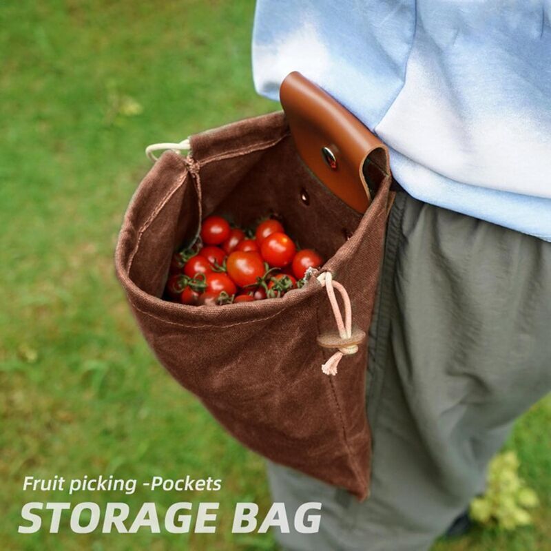 Portable Garden Fruit Picking Bag, Foldable Waterproof Garden Harvest Bag, Fruit Vegetable Picking Storage Container, Multi-Purpose Jungle Fruit Bag - Image 2