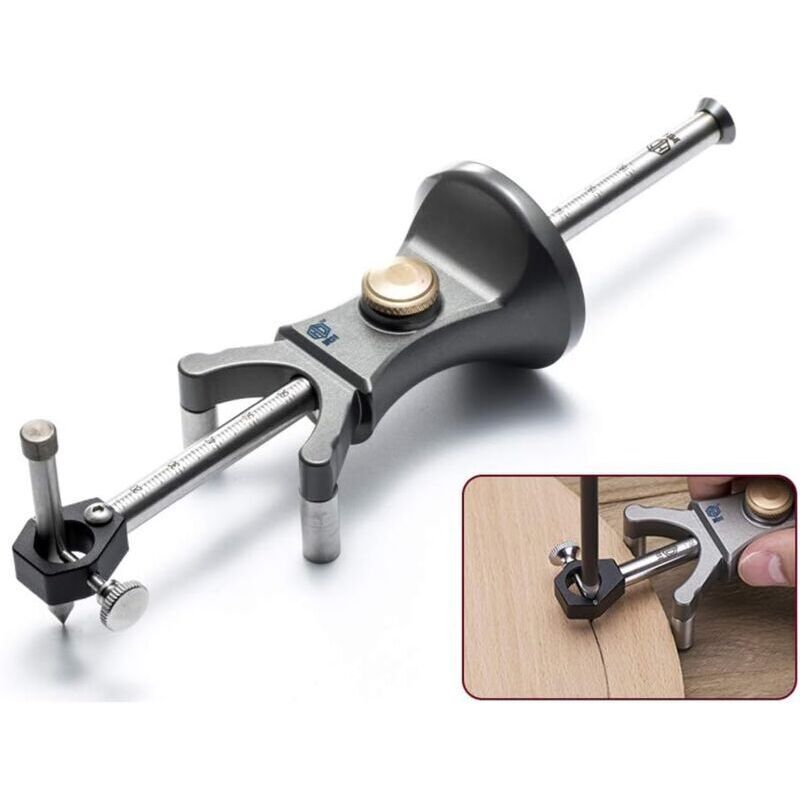 Marking Gauge Parallel Line Scribing Device Multi-Function Marking Tool Woodworking Tools - Image 1
