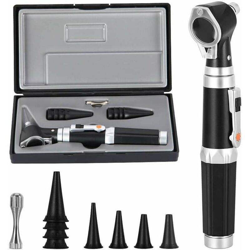 Mini Ear Otoscope, Magnification Diagnostic Inspection Ear Scope with LED Direct Illumination Ear Healthy Tool for Doctors Nurse Children - Image 1