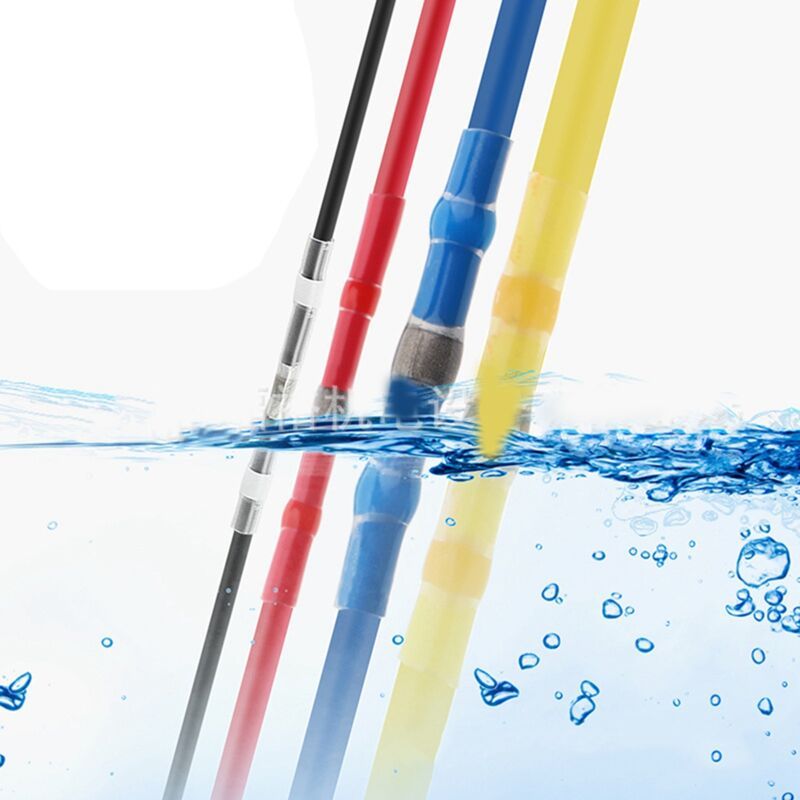 1 Set Heat Shrink Terminals, Waterproof Solder Ring Insulated Butt Connectors Assortment 300 Pcs White 25 Pcs Red 35 Pcs Blue 30 Pcs Yellow 10 Pcs - Image 3