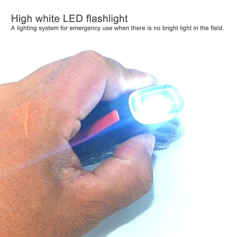 7 in 1 Emergency Survival Whistle, LED Thermometer, Compass, Multi-Function Whistle for Hiking, Climbing, Orange - Image 2