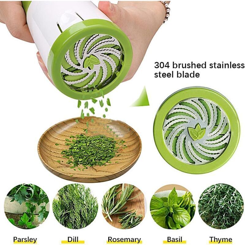New Manual Graters Grinder Muller Mill Kitchen Herb Grinder Spice Mill Parsley Crusher Chopper Cutter - Image 2