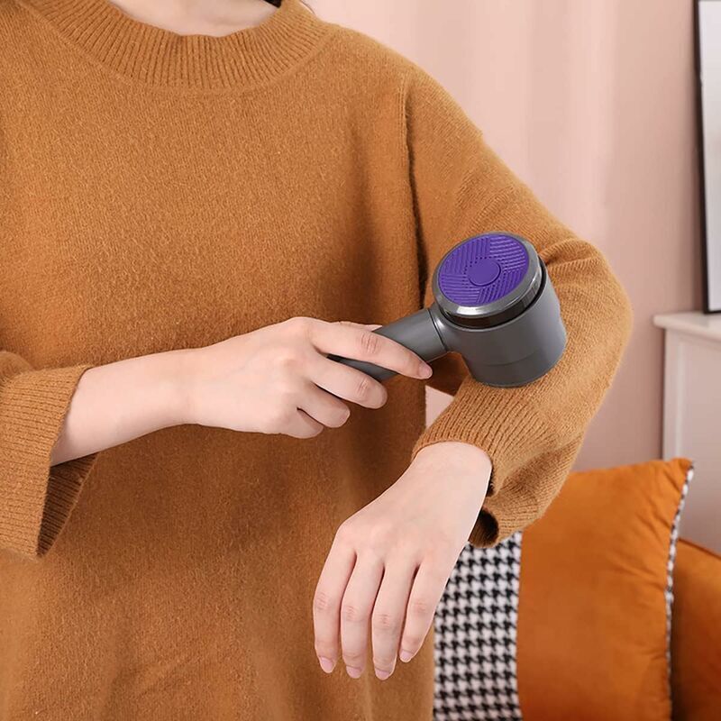 Electric Lint Brush, Portable Lint Brush, Multi-Fabric Lint Brush, Blue Purple - Image 1