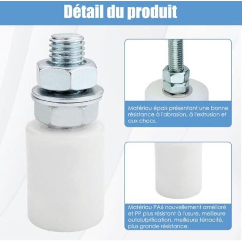 Sliding Gate Rail Guide Wheel, Nylon Wheel, Industrial Nylon Pulley, Various Specifications - Image 4