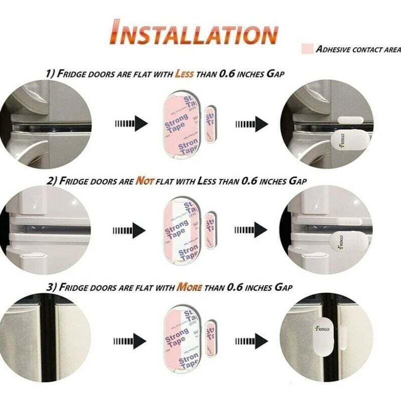 Home Alarm, Refrigerator and Freezer Alarm, Door Left Open Alarm, Reminders After 60 Seconds and More - Image 3