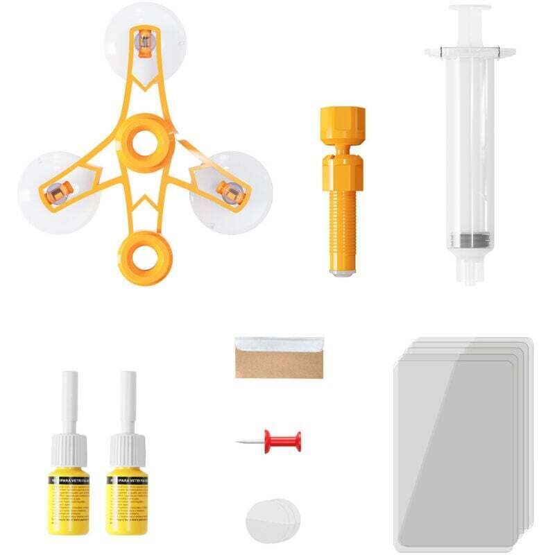Car Windshield Repair Kit, Windshield Repair Kit with Pressure Syringes for Repairing Windshield Chips, Cracks, Bullseyes, and Other - Image 4