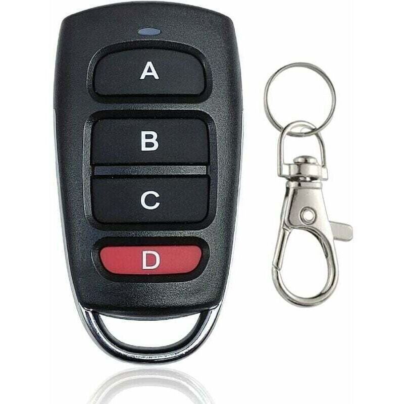 1 Pcs Universal Gate Remote Control, Garage Door Remote Control, 433.92 MHz, 4-Button Remote Controls, Fixed Code Duplicator - Image 1