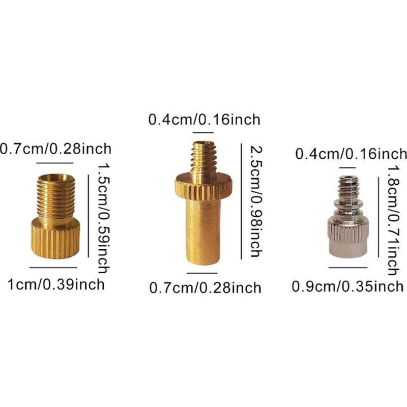 15 Pcs Bicycle Valve Adapter Set Reducer Tips Tire Inflator Adapter Set Ball Pump Needle Universal - Image 3