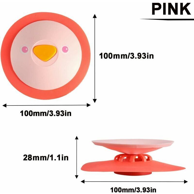 3 Pack Kitchen Sink Anti-Odor Floor Drain Shower Drain Stopper Silicone Bathtub Sink Plug for Tub Vanity Drain Laundry Kitchen Bathroom - Image 2
