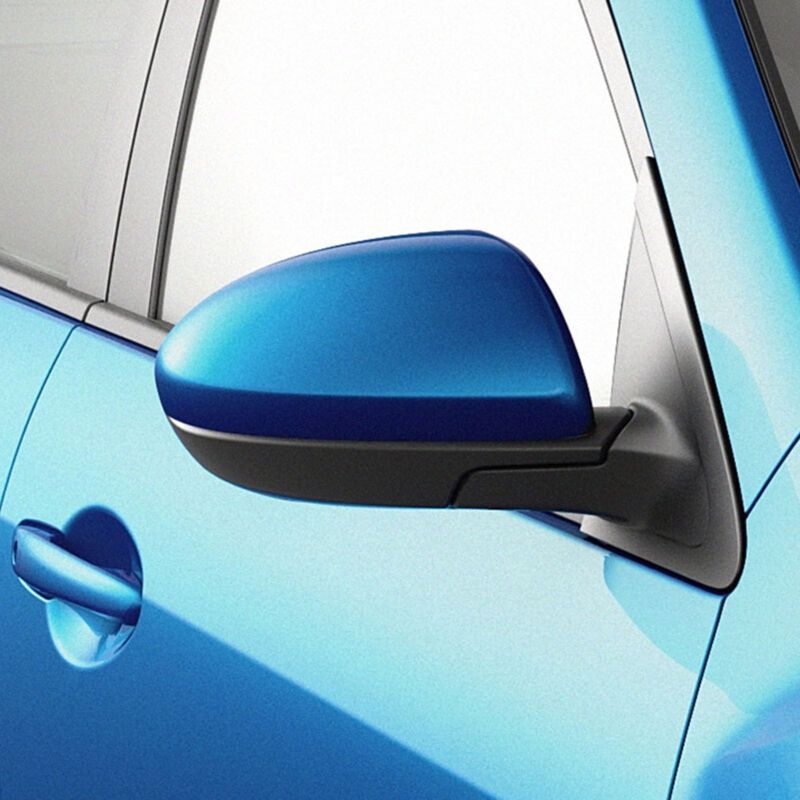 Replacement Rearview Mirror Cover Compatible with Mazda 2007-2014 Blue Right - Image 2