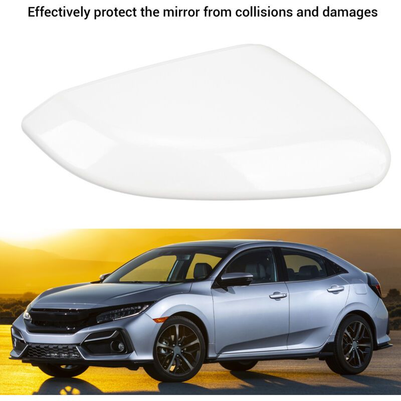 Rearview Mirror Cover with Reinforced Anti-Collision and Weather Resistant Protection Compatible with Honda Civic 2016-2021 White Right 76201 TBA A11 - Image 4