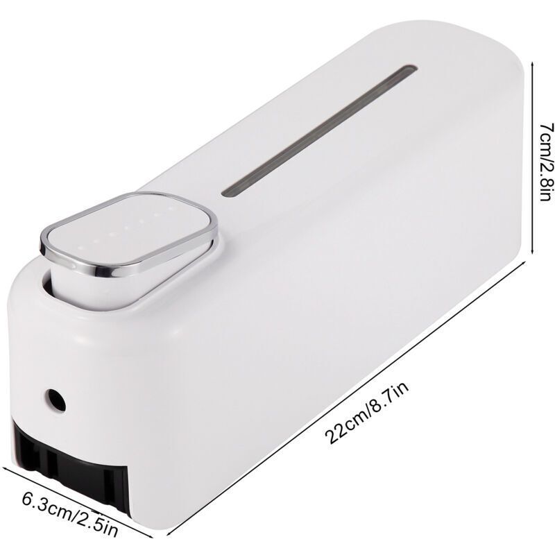 Manual Soap Dispenser, ABS Press, Wall Mounted Soap Dispenser for Home Hotel White, 300 ml - Image 3