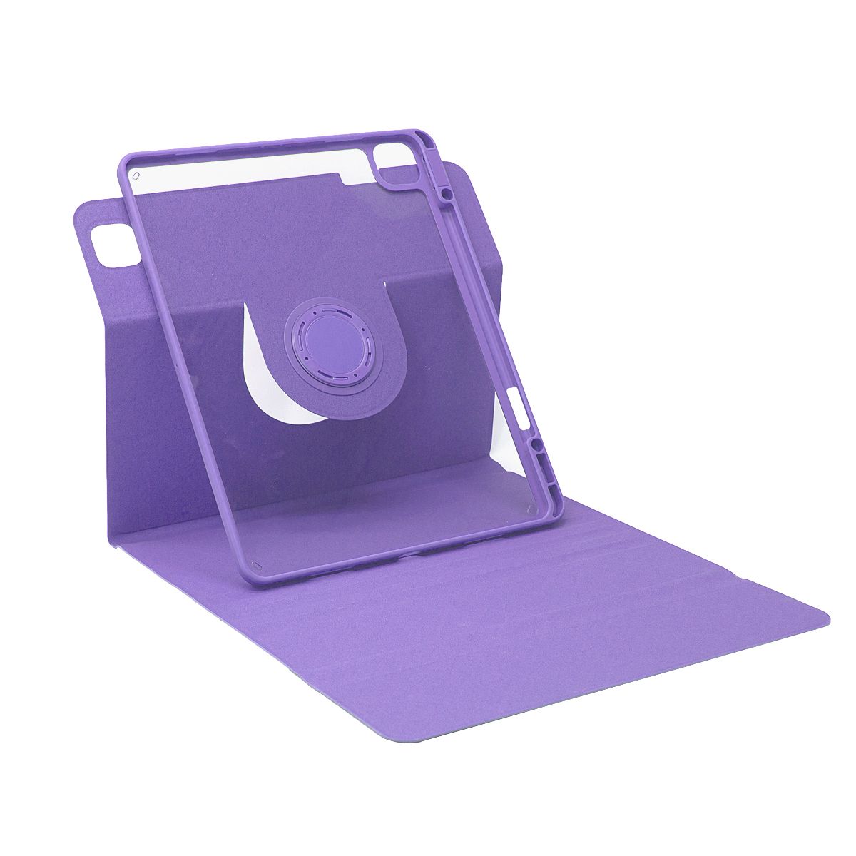 SENYOSON Purple iPad Case for 11th/10th Generation 11/10.9 Inch 2025/2022, Detachable Magnetic Rotating Stand Cover with Honeycomb Back Panel Cooling, Snug Fit Protective Case - Image 3