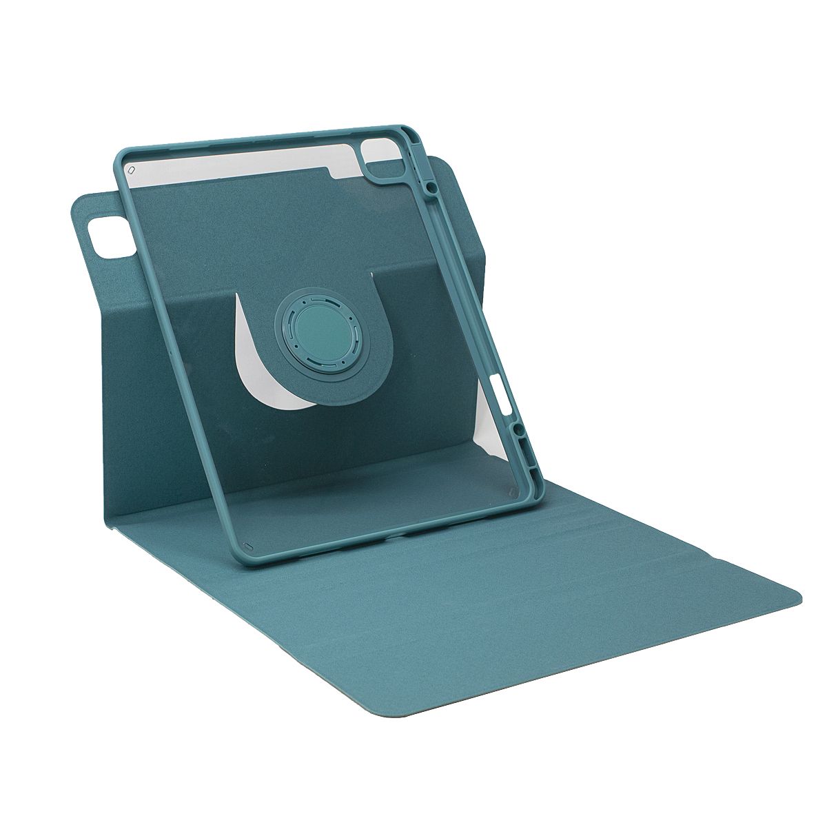 SENYOSON Dark Green iPad Case for 9.7 Inch iPad 5th/6th Generation & iPad Air 2, Detachable Magnetic Rotating Stand Cover with Honeycomb Back Panel Cooling, Snug Fit Protective Case - Image 3