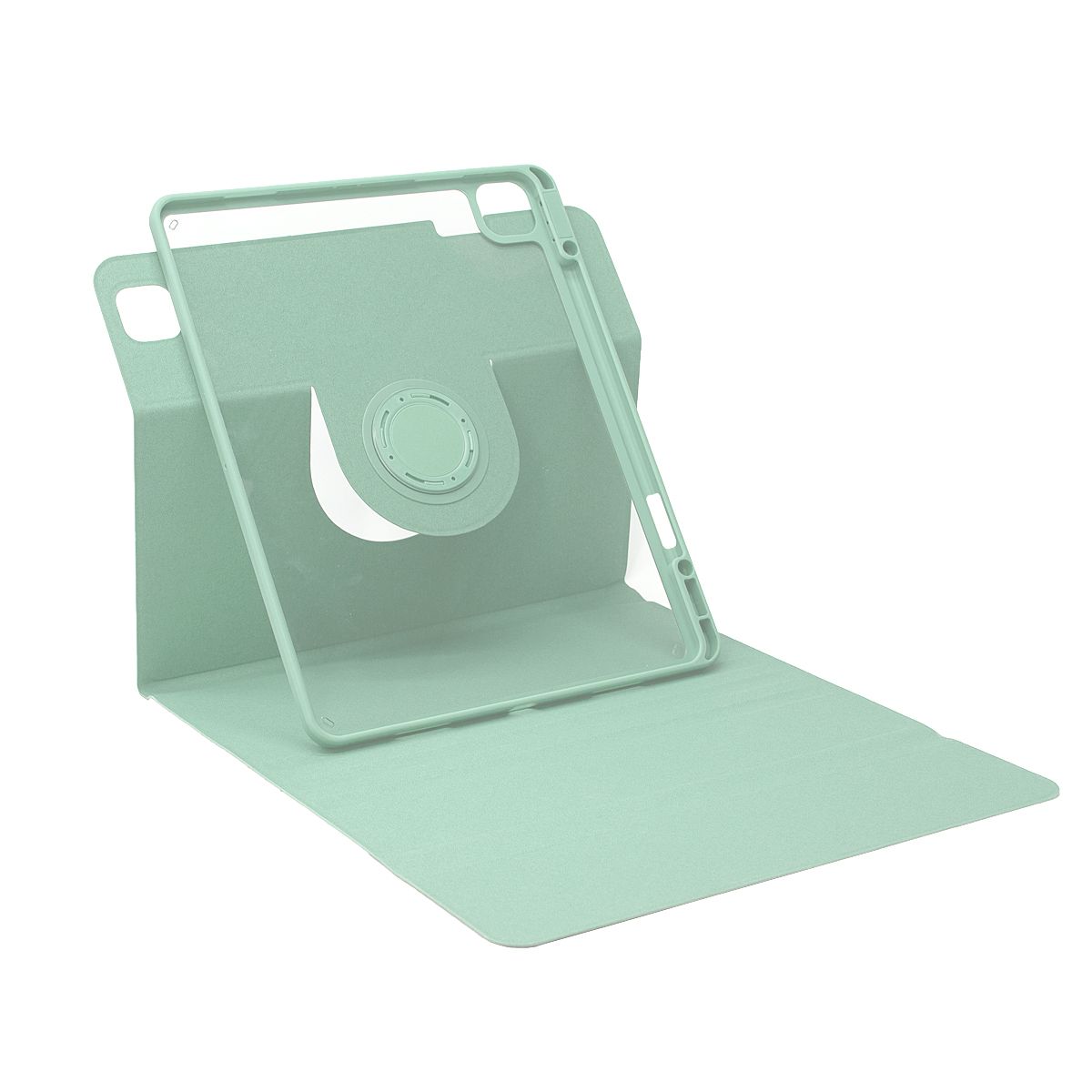 SENYOSON Green iPad Case for 9.7 Inch iPad 5th/6th Generation & iPad Air 2, Detachable Magnetic Rotating Stand Cover with Honeycomb Back Panel Cooling, Snug Fit Protective Case - Image 4