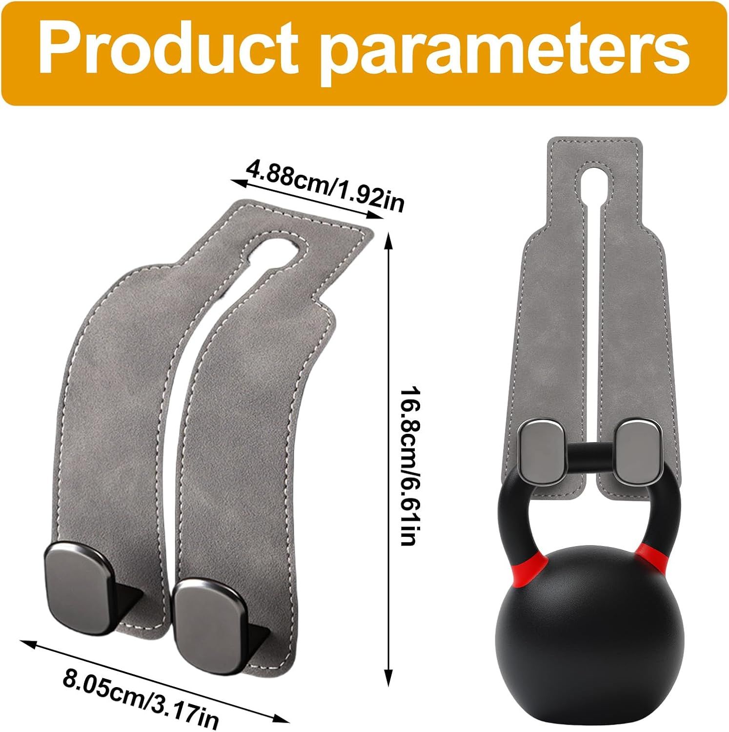 Car Purse Hook Purse Hook for Car Seats Headrest Car Seat Hooks,Heavy Duty Vehicle Organizer for Handbags, Groceries, Purses, Keep Car Tidy (Gray, 2 Pack) - Image 2