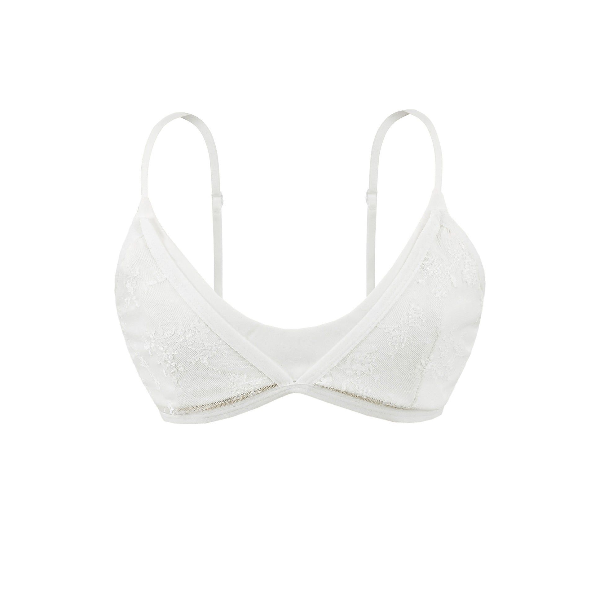 House Of Dasein Lace Back Thin Design For Women - White - L - Image 1