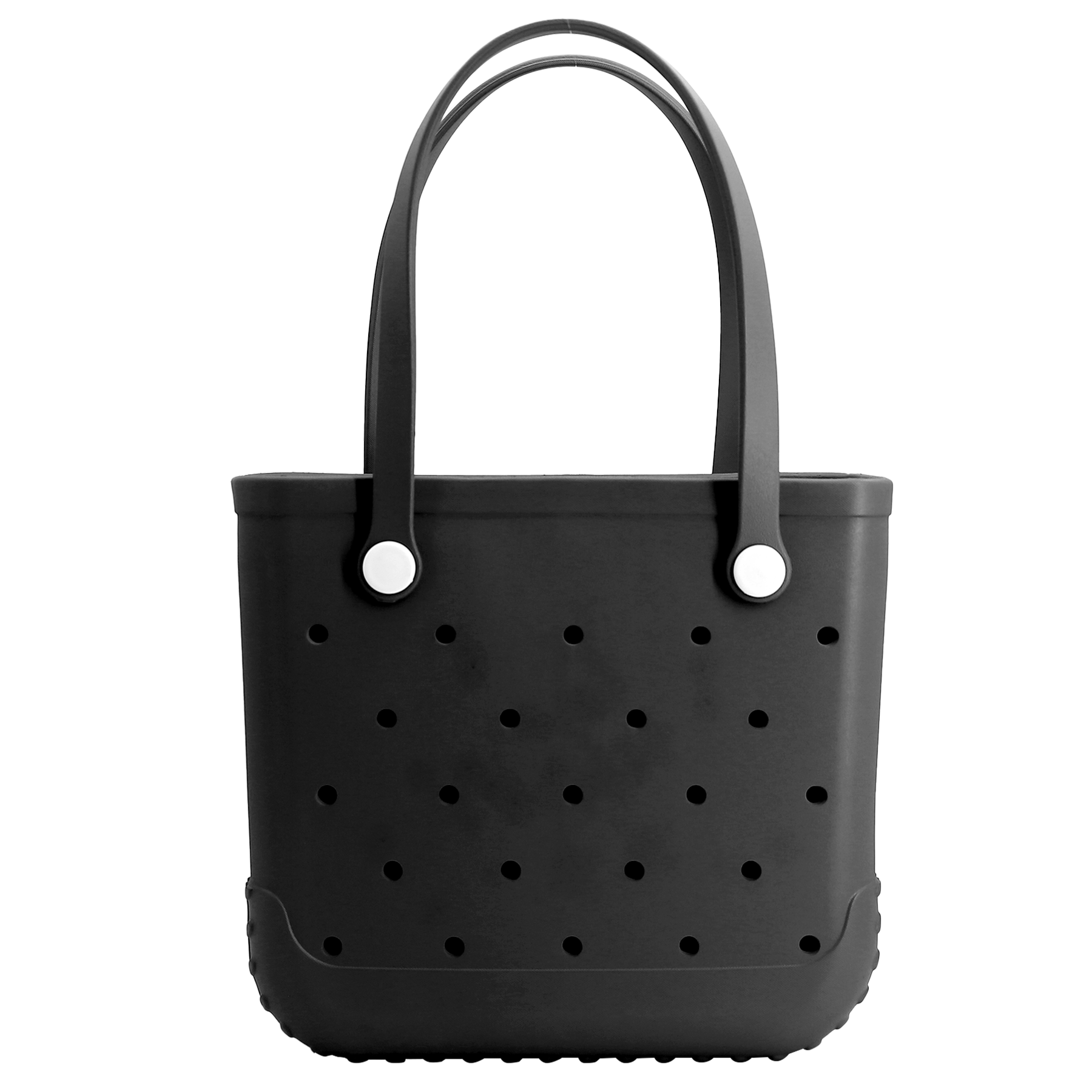 Waterproof Hexagon Mesh Beach Bag - Large Capacity Travel Storage Tote for Swimwear Towel Sunglasses - Black Medium 37x32x13cm - Image 1