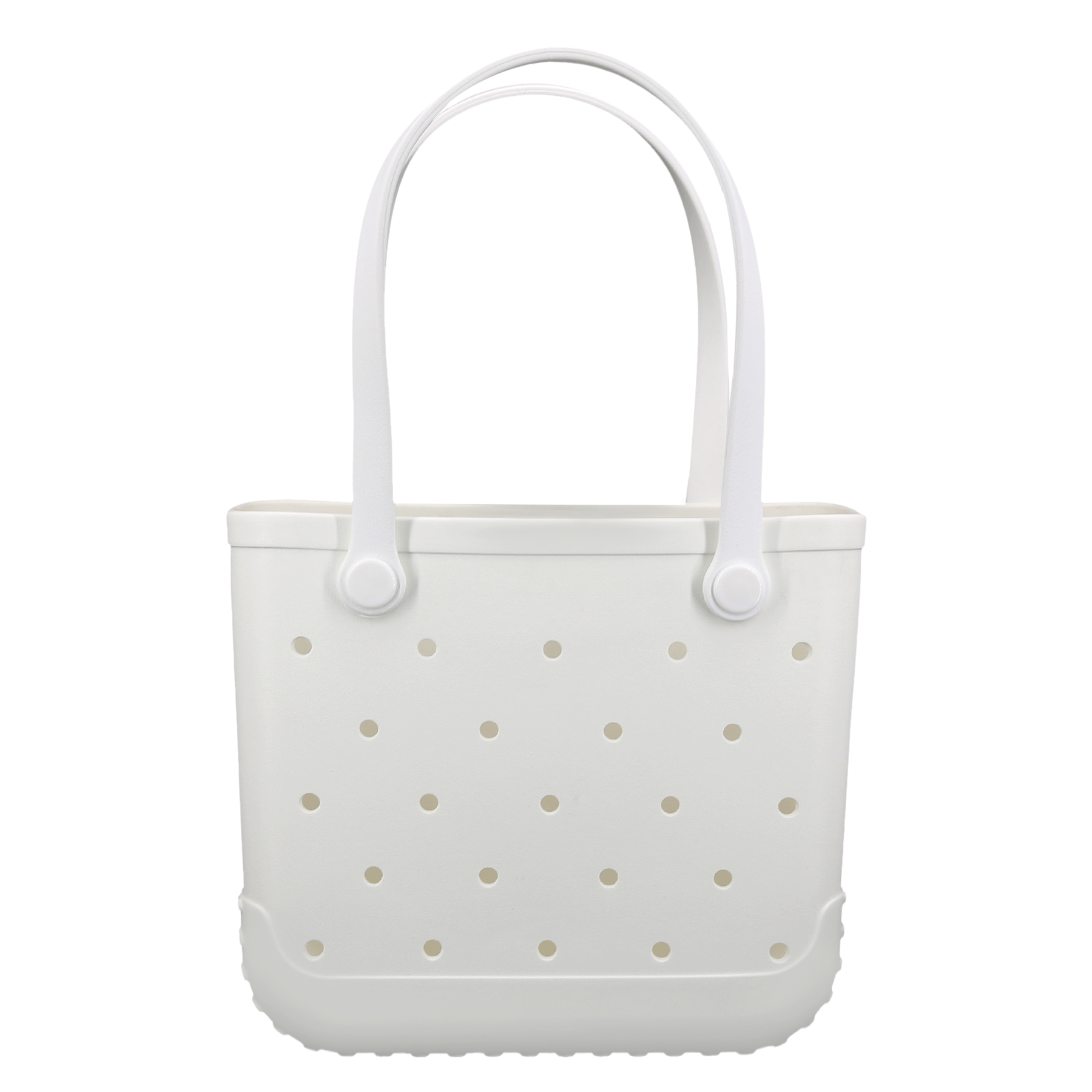 Waterproof Hexagon Mesh Beach Bag - Large Capacity Travel Storage Tote for Swimwear Towel Sunglasses - White Medium 37x32x13cm - Image 1