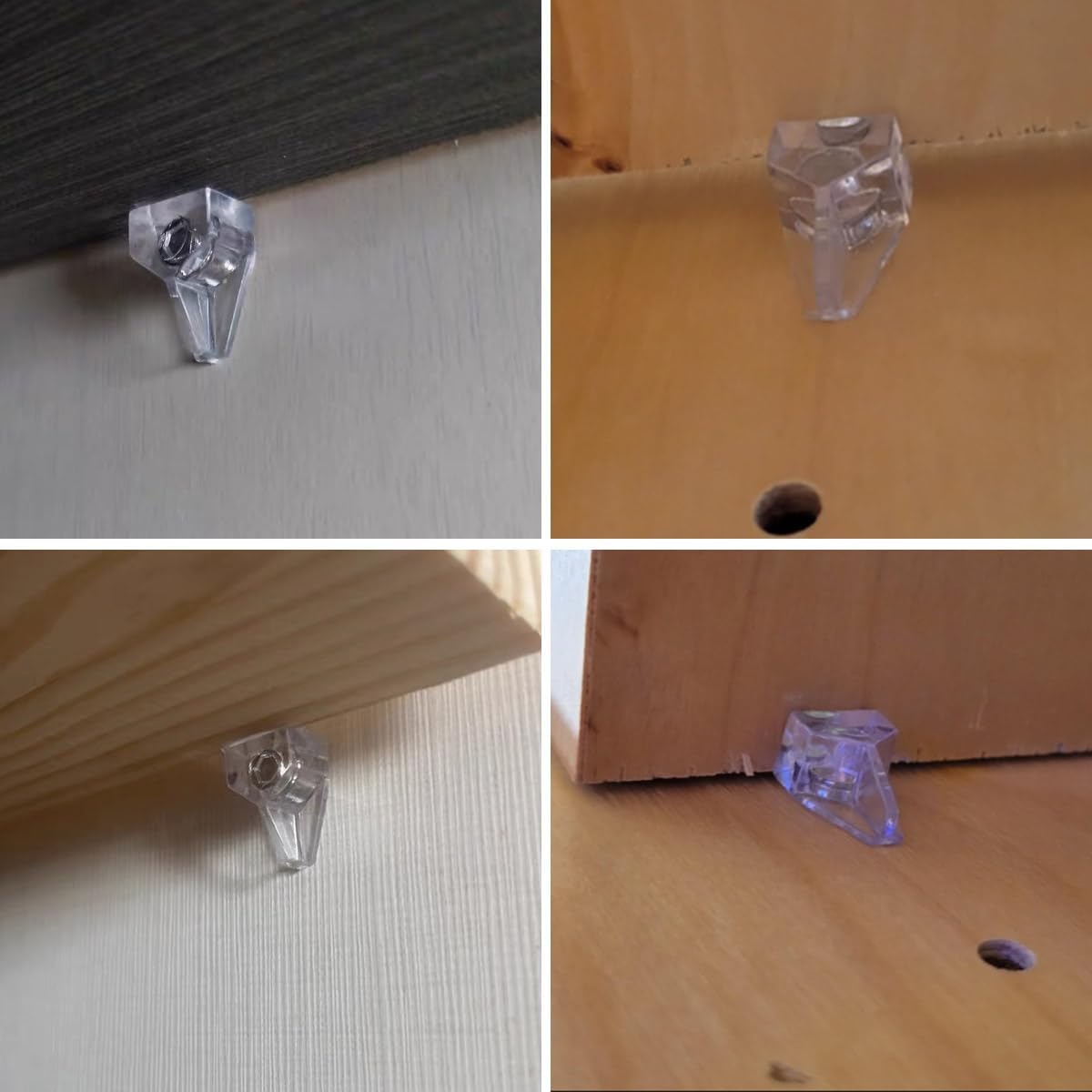 50 Pcs Shelf Support Peg Clear Holder Pegs Cabinet Pins for Kitchen Furniture Shelves Book Plastic Replacement Medicine Supports pegs - Image 4